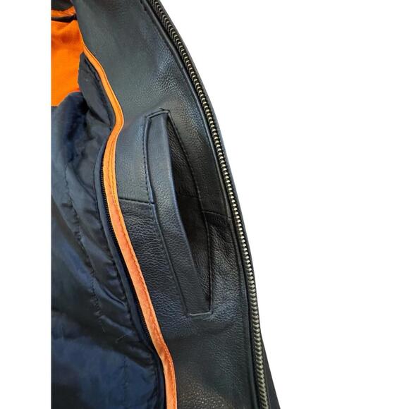 First Classics Black Leather Jacket Womens Motorcycle Biker Lined Thinsulate M - Picture 11 of 11